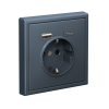 Зарядка USB (А+С) с розеткой ArtGallery (грифель) GAL000732