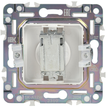 Розетка TV оконечная IEK SKANDY SK-A12W (арктический белый) SK-A10-O-K01