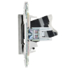 Розетка компьютерная IEK SKANDY RJ45 кат.5E SK-K01N (никель) SK-K10-1-K50