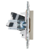 Розетка компьютерная IEK SKANDY RJ45 кат.5E SK-K01B (бежевый) SK-K10-1-K10