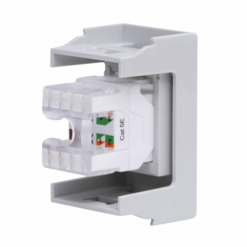 Компьютерная розетка DKC Viva RJ45 кат. 5e 8P8C (серая) 1мод 45138