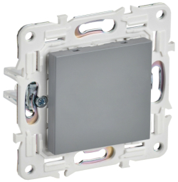 Заглушка с суппортом IEK SKANDY SK-C01Gr (серый) SK-PL10-K03