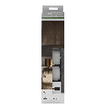 Рамка ArtGallery Pure Systeme Electric пятиместная камень (графит) GAL373105