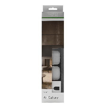 Рамка ArtGallery Pure Systeme Electric пятиместная камень (графит) GAL373105