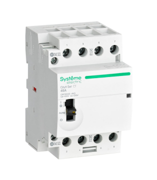 Модульный контактор Systeme Electric City9 SET 4P 4НО 40A, Ручное управление, AC 400В C9C32440