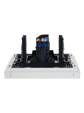 Розетка компьютерная FORTE&PIANO RJ45 кат.6 FP231 (белый) FP-K10-2-K01