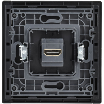 Розетка HDMI IEK FORTE&PIANO FP640M (металл шампань) FP-H10-M-K37