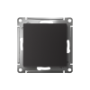 Systeme Electric AtlasDesign Карбон Выключатель 1-клавишный 2-полюсный, 10А, механизм ATN001021