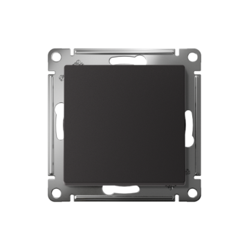 Systeme Electric AtlasDesign Карбон Выключатель 1-клавишный 2-полюсный, 10А, механизм ATN001021