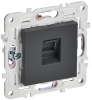 Розетка компьютерная IEK SKANDY RJ45 кат.5E SK-K01T (титан) SK-K10-1-K48