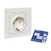 Умная розетка EKF Стокгольм 1-местная 16А белый Zigbee Сonnect RCS-ST16-WD-ZB