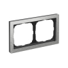 Рамка ArtGallery Pure Systeme Electric двухместная металл (алюминий) GAL312102
