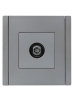 Розетка TV оконечная FORTE&PIANO FP528 (сталь) FP-A10-O-K46