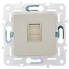 Розетка компьютерная IEK SKANDY RJ45 кат.5E SK-K01B (бежевый) SK-K10-1-K10