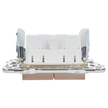 Выключатель жалюзи IEK SKANDY 10А SK-V12Sa (песочный) SK-V15-0-10-K98