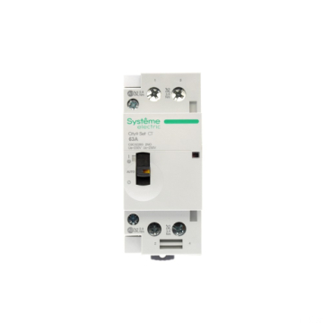Модульный контактор Systeme Electric City9 SET 2P 2НО 63A, Ручное управление, AC 230В C9C32263
