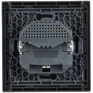 Зарядка USB (А+A) с розеткой FORTE&PIANO 3,1А FP345 (серый) FP-R14-16-U21-D31-K03