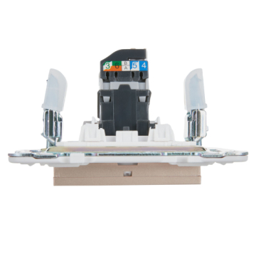 Розетка компьютерная IEK SKANDY RJ45 кат.5E SK-K01Sa (песочный) SK-K10-1-K98