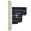 Зарядка USB (А+A) с розеткой FORTE&PIANO 3,1А FP445 (ваниль) FP-R14-16-U21-D31-K10