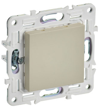 Заглушка с суппортом IEK SKANDY SK-C01B (бежевый) SK-PL10-K10