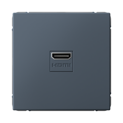Розетка HDMI Systeme Electric ArtGallery (грифель) GAL000780