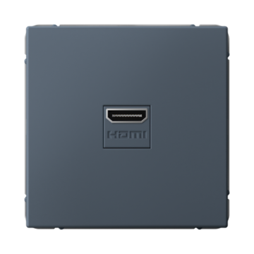 Розетка HDMI Systeme Electric ArtGallery (грифель) GAL000780