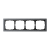 Рамка ArtGallery Pure Systeme Electric четырехместная камень (графит) GAL373104