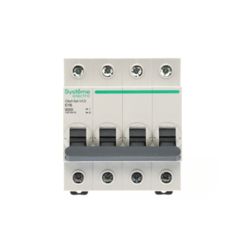 Автоматический выключатель Systeme Electric City9 Set 4п 16A 6kA (хар-ка C) C9F36416