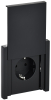 Розетка с крышкой FORTE&PIANO винтовое крепление 16А IP44 FP121 (черный) FP-R16-16-44-K02