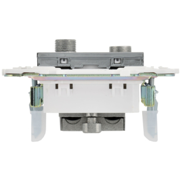Розетка TV+SAT IEK SKANDY SK-A13N (никель) SK-AF20-O-K50