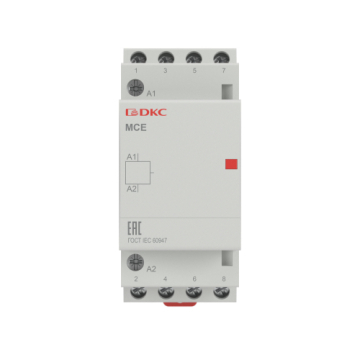 Контактор DKC YON max MCE 4P 16A 240В 2НО+2НЗ MCE-16-22-A240