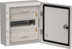 Щит металлический навесной IEK TITAN 5 ЩРн-12 (1х12) 335х310х140 IP54 серый TI5-50-N-012-54-7035