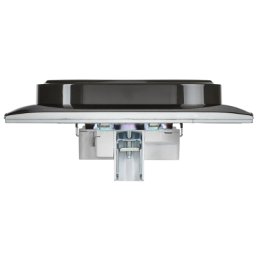 Розетка 2-ая с/з 16А в сборе IEK SKANDY SK-R08N (никель) SK-R21-16-K50-F
