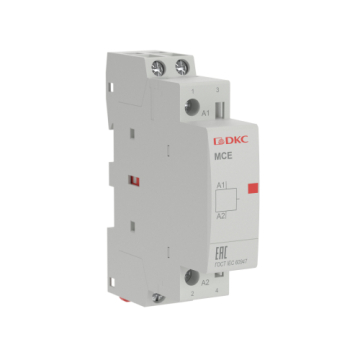Контактор DKC YON max типа MCE 2P 25, 240В 2НО MCE-25-20-A240