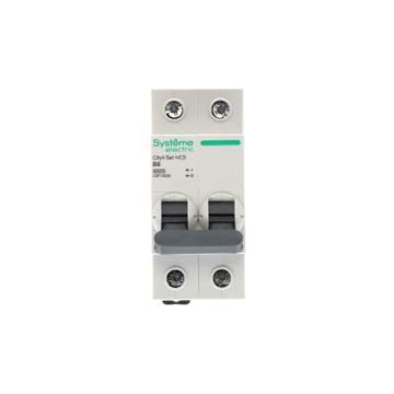 Автоматический выключатель Systeme Electric City9 Set 2п 6A 6kA (хар-ка B) C9F16206