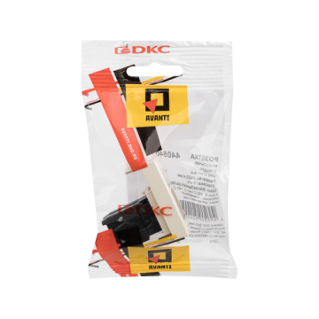 Розетка DKC Avanti USB 2.0 тип А-А 1 модуль (ванильная дымка) 4405401