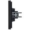 Розетка HDMI IEK FORTE&PIANO FP140M (металл черный) FP-H10-M-K02