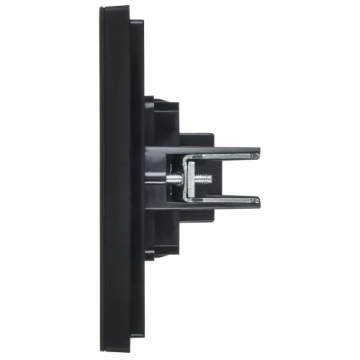 Розетка HDMI IEK FORTE&PIANO FP140M (металл черный) FP-H10-M-K02