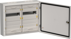 Щит металлический навесной IEK TITAN 5 ЩРн-48 (2х2х12) 460х570х140 IP54 серый TI5-50-N-2X024-54-7035