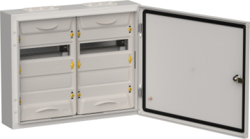 Щит металлический навесной IEK TITAN 5 ЩРн-48 (2х2х12) 460х570х140 IP54 серый TI5-50-N-2X024-54-7035