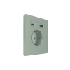 Зарядка USB А+С 20Вт с розеткой SE Systeme Infinity (таежное утро) FSE000832
