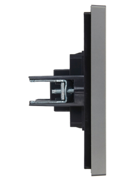 Розетка HDMI IEK FORTE&PIANO FP540 (сталь) FP-H10-K46