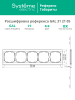 Рамка ArtGallery Pure Systeme Electric пятиместная металл (алюминий) GAL312105
