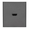 Розетка HDMI Kranz Strong с рамкой (графит) KR-78-0730-6