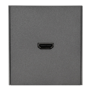 Розетка HDMI Kranz Strong с рамкой (графит) KR-78-0730-6