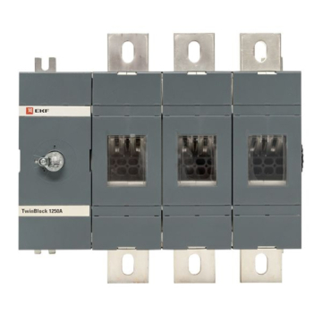Рубильник EKF TwinBlock 1250A 3P без рукоятки управления tb-s-1250-3p