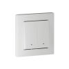 Выключатель Systeme Electric AtlasDesign Smart SBER Zigbee 2-клавишный с нейтралью 10А, схема 1 (белый) ATN000117Z