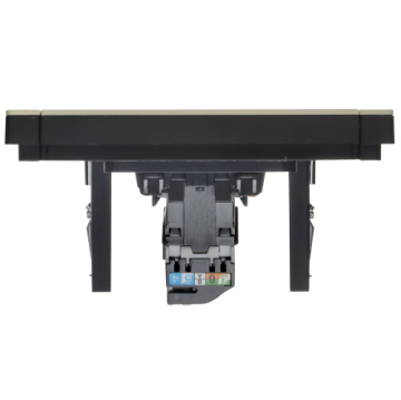 Розетка компьютерная FORTE&PIANO RJ45 кат.5E FP832M (металл слоновая кость) FP-K10-1-M-K41