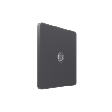 Розетка телевизионная TV SE Systeme Infinity 5-1000MГц (вулканический пепел) FSE000791
