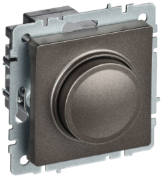Светорегулятор нажимной IEK BRITE 600Вт темная бронза СС10-1-0-БрТБ BR-D20-0600-K45